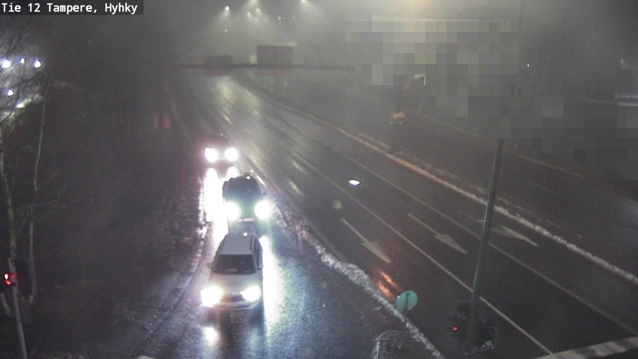 Weather Camera Image Väg 12 Tammerfors, Hyhky, Tampere, Pirkanmaa