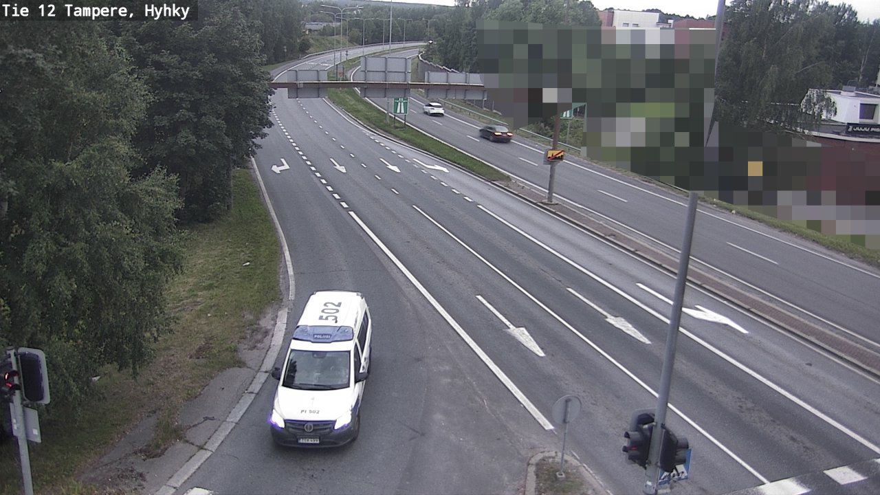 Weather Camera Image Väg 12 Tammerfors, Hyhky, Tampere, Pirkanmaa