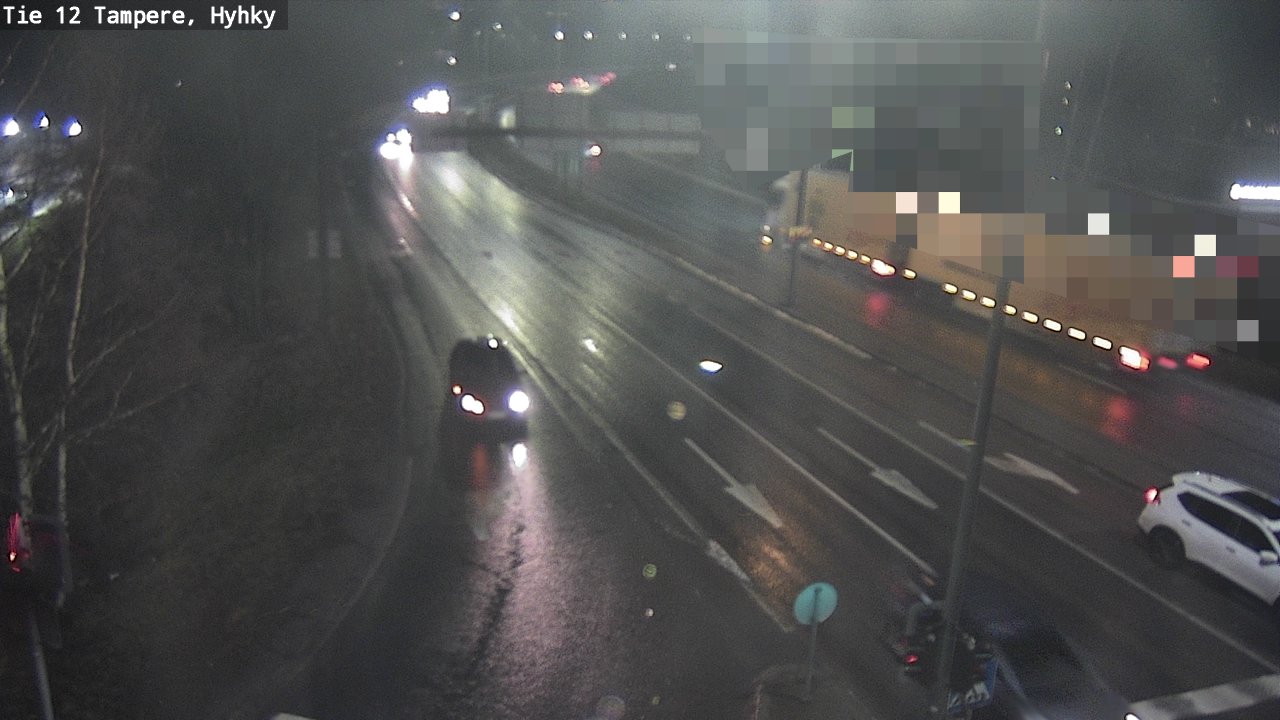 Weather Camera Image Road 12 Tampere, Hyhky, Tampere, Pirkanmaa