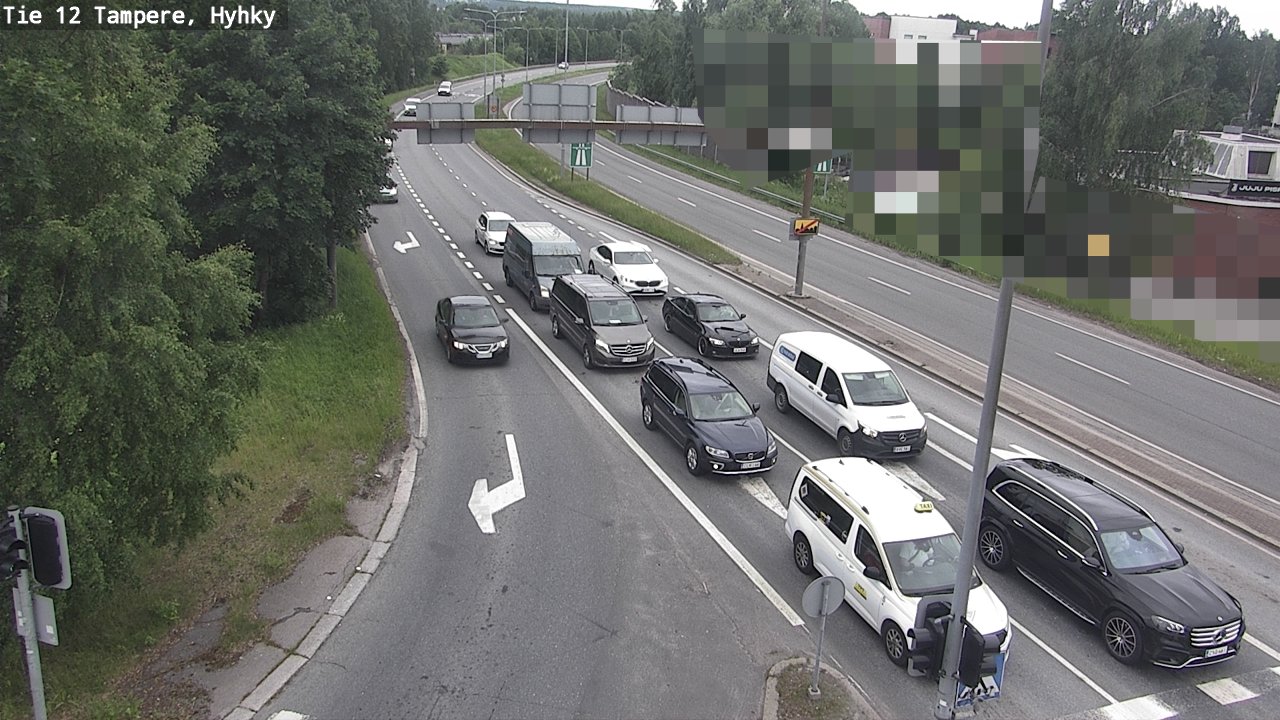 Weather Camera Image Road 12 Tampere, Hyhky, Tampere, Pirkanmaa