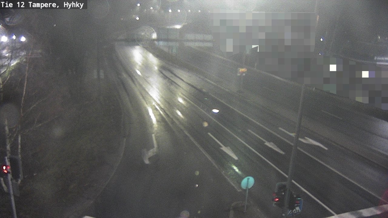 Weather Camera Image Road 12 Tampere, Hyhky, Tampere, Pirkanmaa