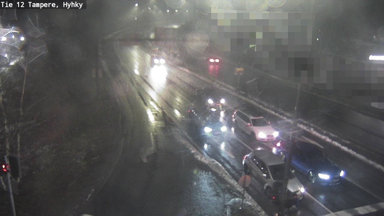 Weather Camera Image Väg 12 Tammerfors, Hyhky, Tampere, Pirkanmaa