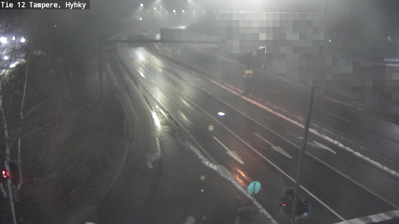 Weather Camera Image Väg 12 Tammerfors, Hyhky, Tampere, Pirkanmaa