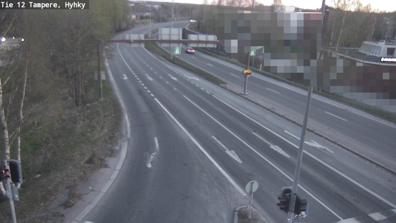 Weather Camera Image Väg 12 Tammerfors, Hyhky, Tampere, Pirkanmaa
