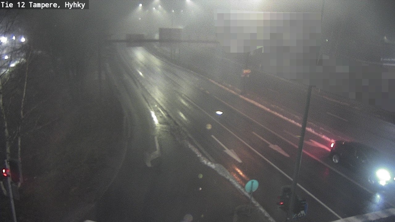 Weather Camera Image Väg 12 Tammerfors, Hyhky, Tampere, Pirkanmaa