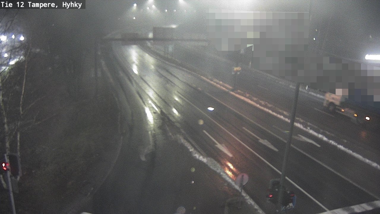 Weather Camera Image Väg 12 Tammerfors, Hyhky, Tampere, Pirkanmaa