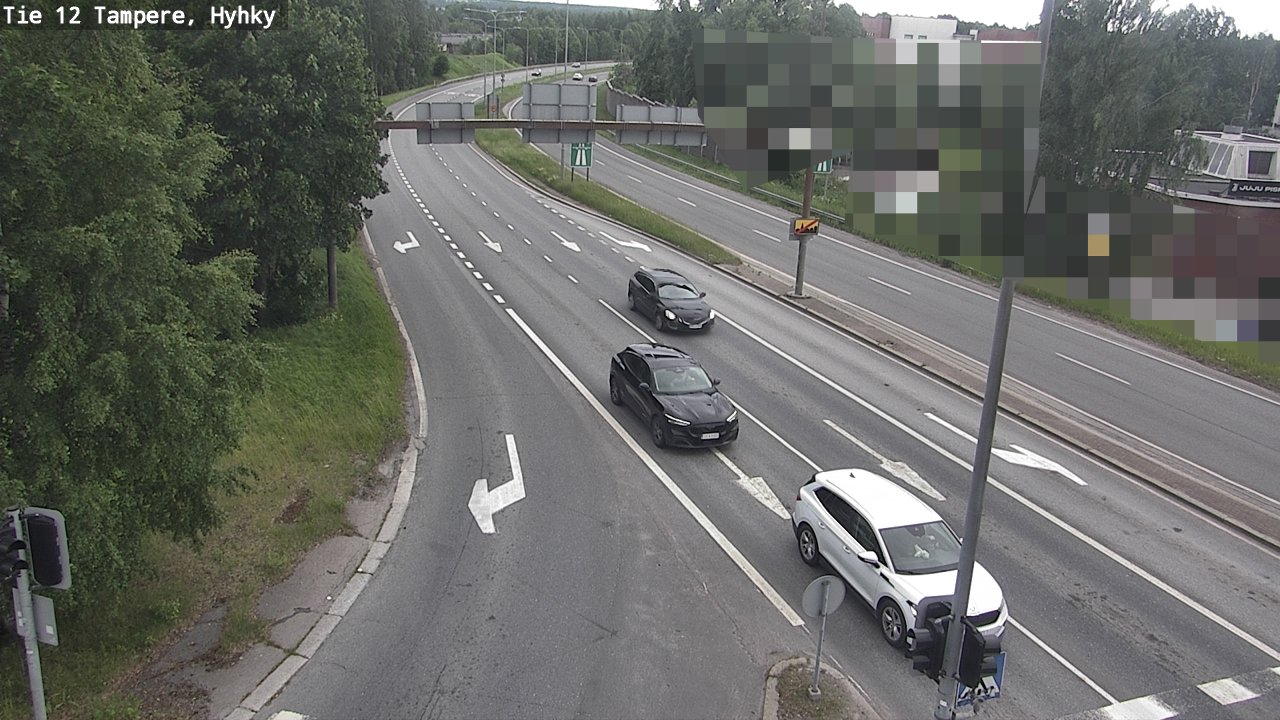 Weather Camera Image Road 12 Tampere, Hyhky, Tampere, Pirkanmaa