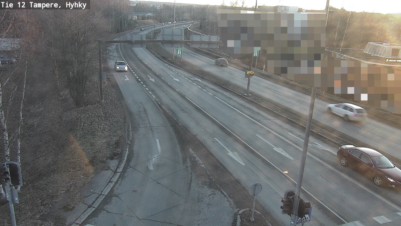 Weather Camera Image Road 12 Tampere, Hyhky, Tampere, Pirkanmaa
