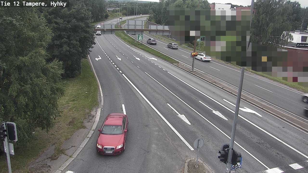 Weather Camera Image Väg 12 Tammerfors, Hyhky, Tampere, Pirkanmaa