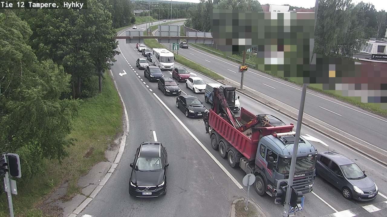 Weather Camera Image Road 12 Tampere, Hyhky, Tampere, Pirkanmaa