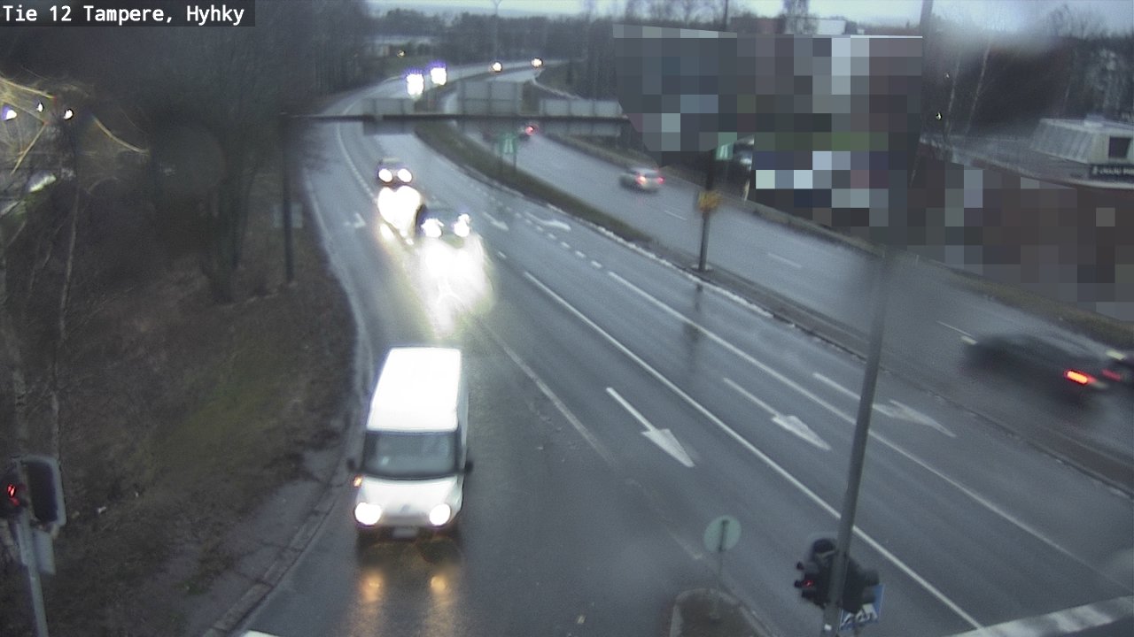 Weather Camera Image Road 12 Tampere, Hyhky, Tampere, Pirkanmaa