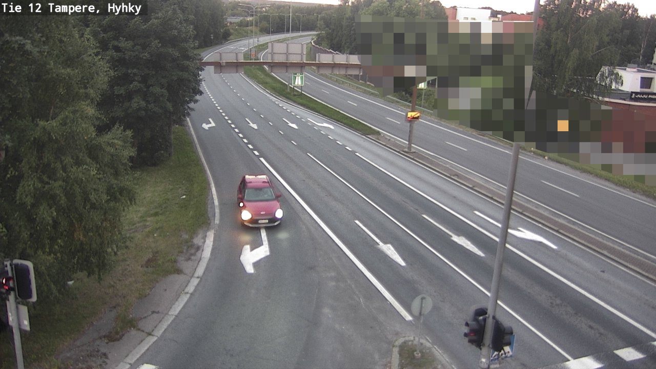 Weather Camera Image Väg 12 Tammerfors, Hyhky, Tampere, Pirkanmaa