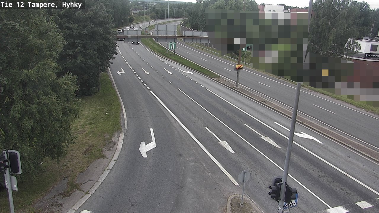 Weather Camera Image Väg 12 Tammerfors, Hyhky, Tampere, Pirkanmaa
