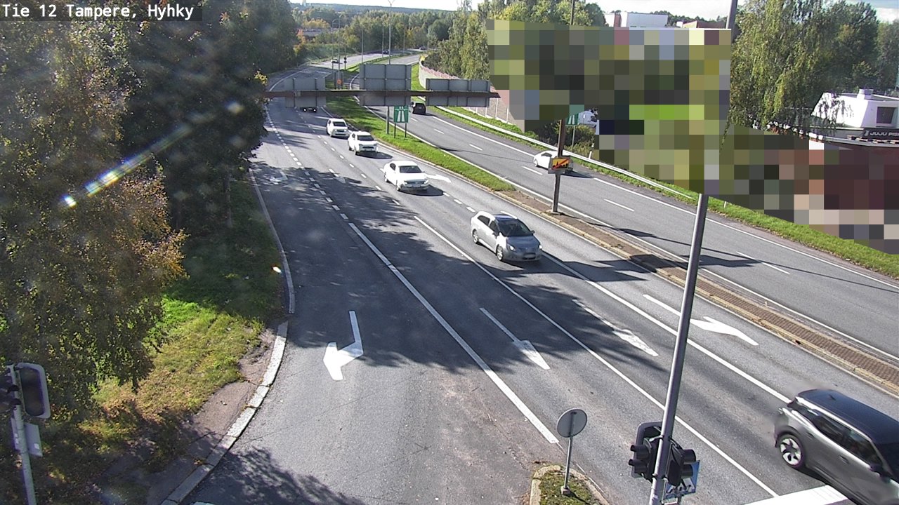Weather Camera Image Road 12 Tampere, Hyhky, Tampere, Pirkanmaa