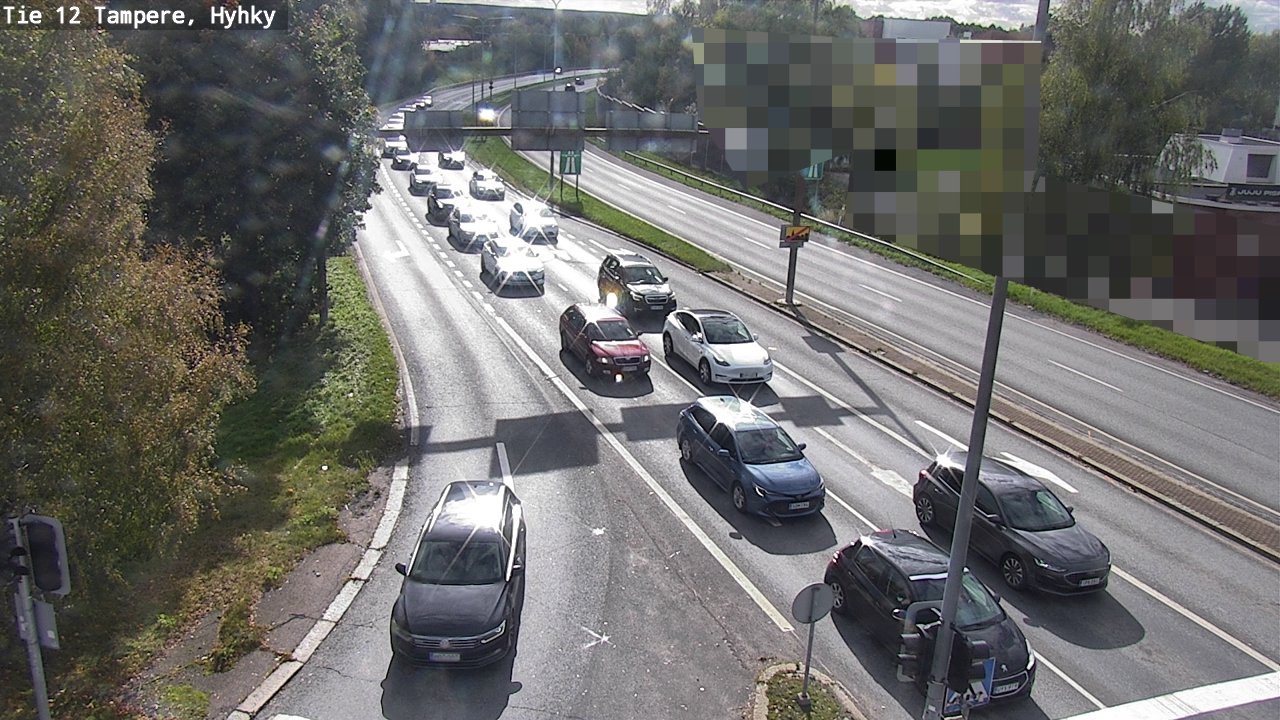 Weather Camera Image Road 12 Tampere, Hyhky, Tampere, Pirkanmaa