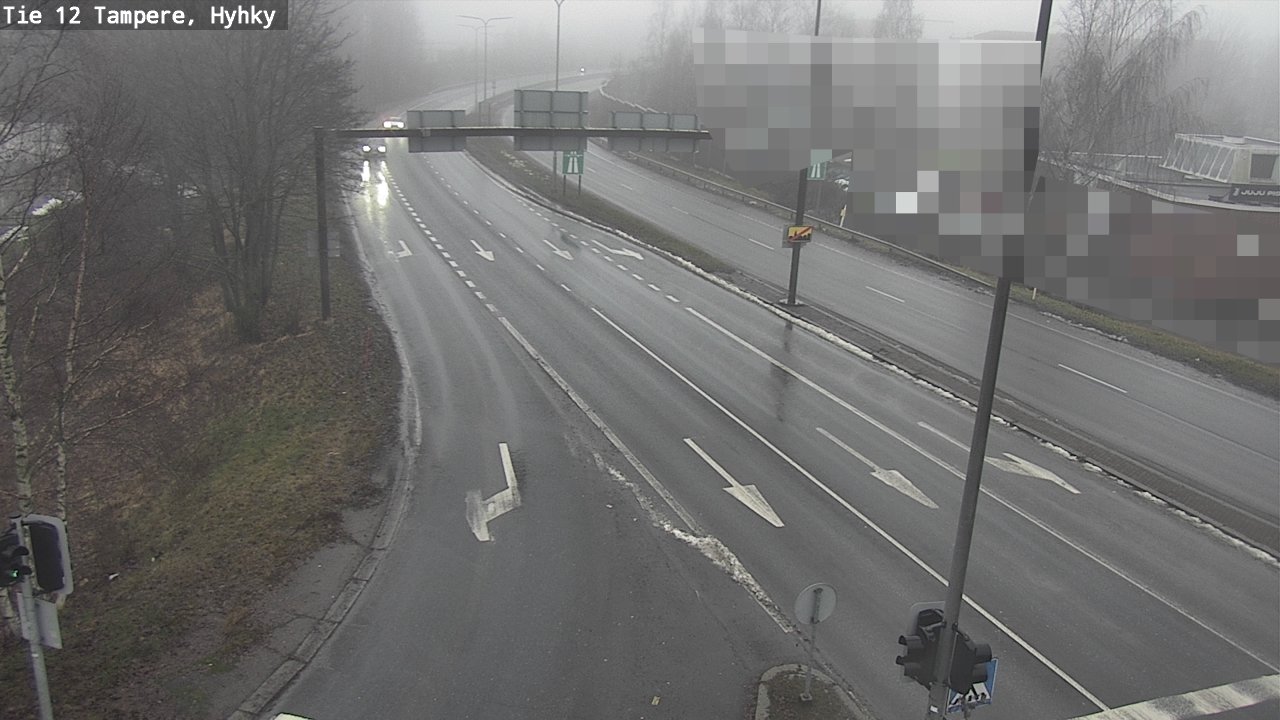 Weather Camera Image Väg 12 Tammerfors, Hyhky, Tampere, Pirkanmaa