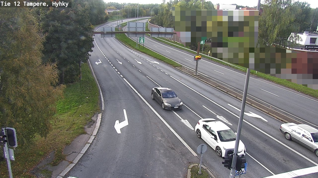 Weather Camera Image Road 12 Tampere, Hyhky, Tampere, Pirkanmaa