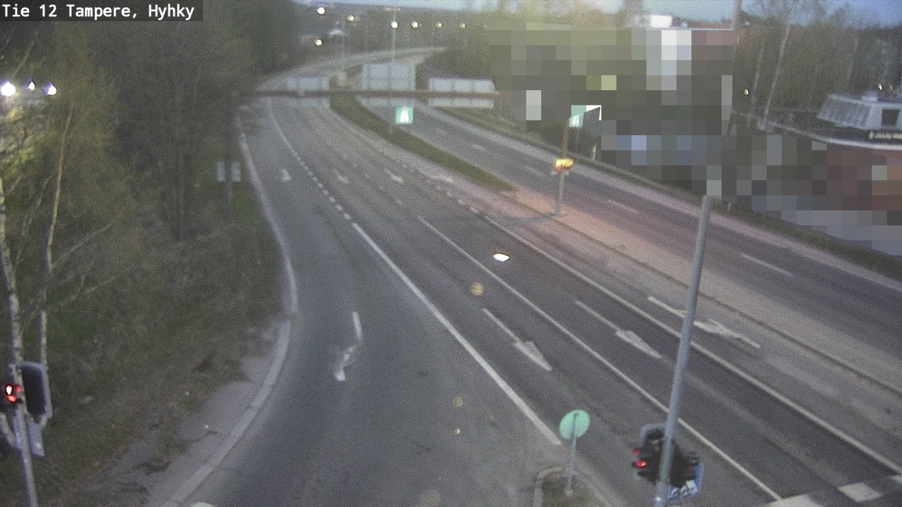 Weather Camera Image Road 12 Tampere, Hyhky, Tampere, Pirkanmaa