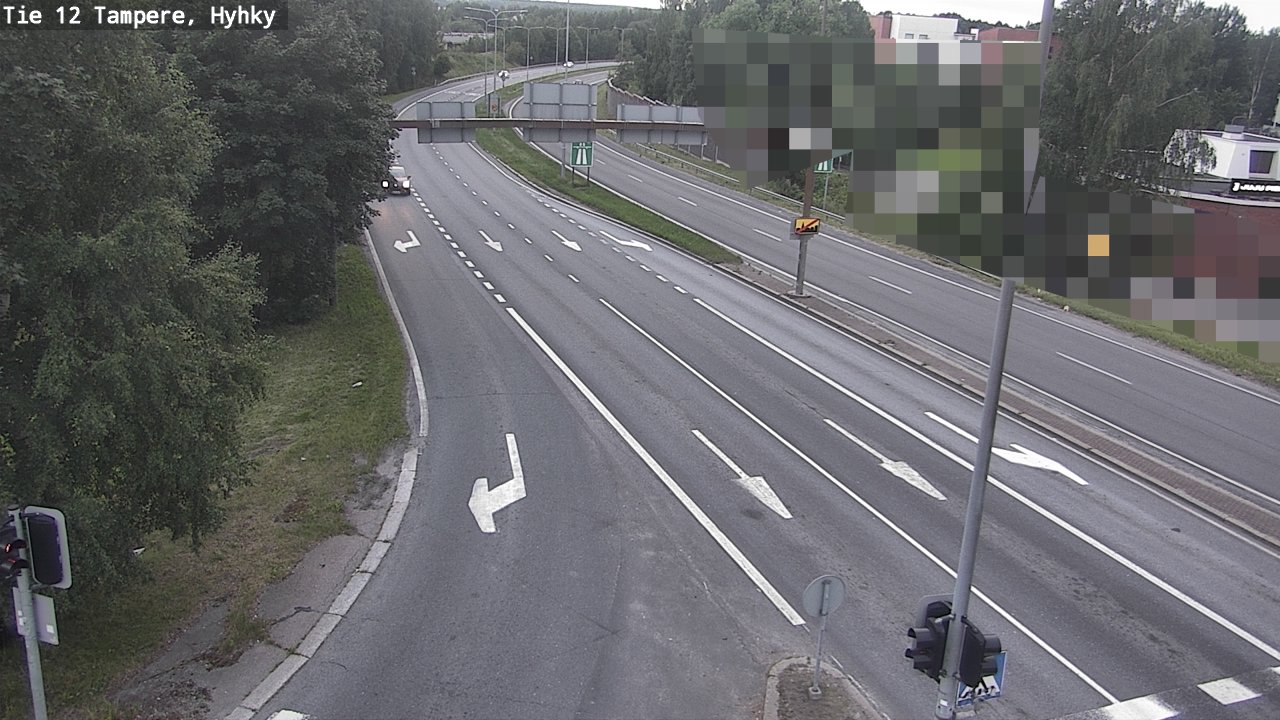 Weather Camera Image Väg 12 Tammerfors, Hyhky, Tampere, Pirkanmaa