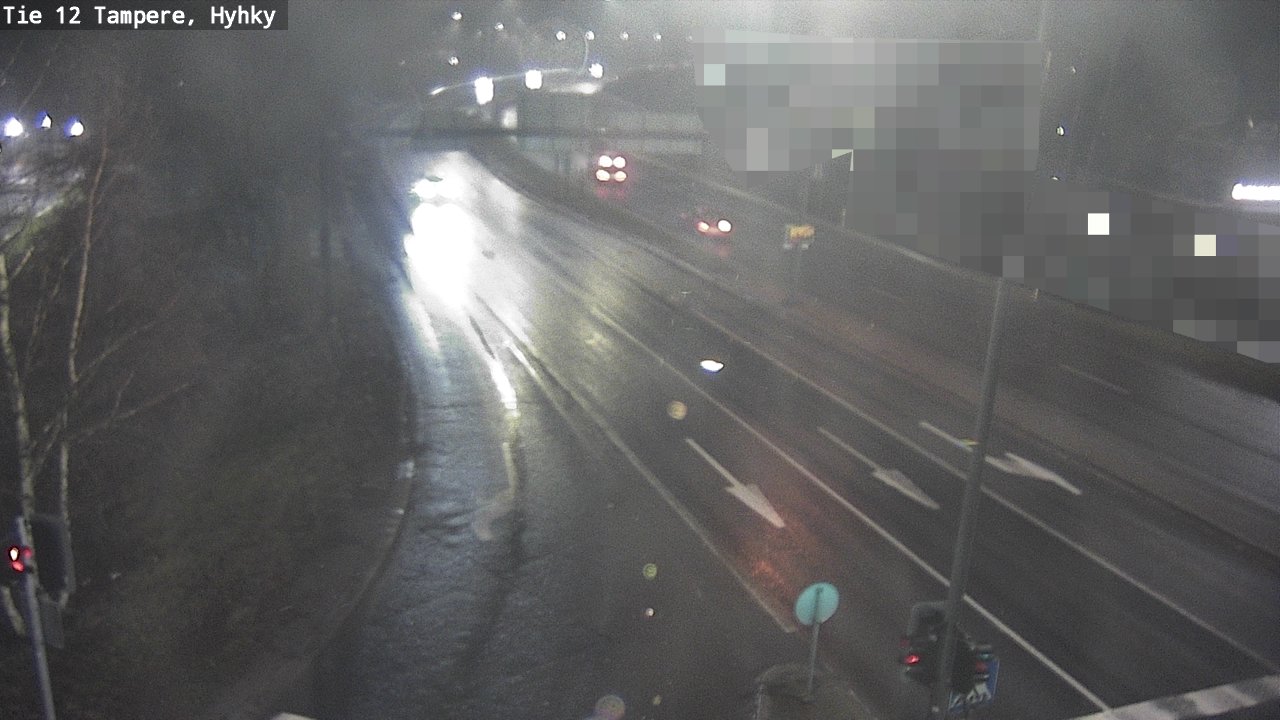 Weather Camera Image Road 12 Tampere, Hyhky, Tampere, Pirkanmaa