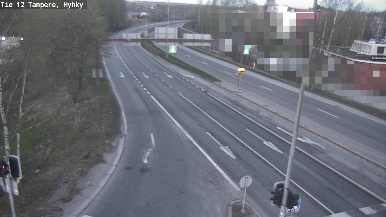 Weather Camera Image Road 12 Tampere, Hyhky, Tampere, Pirkanmaa