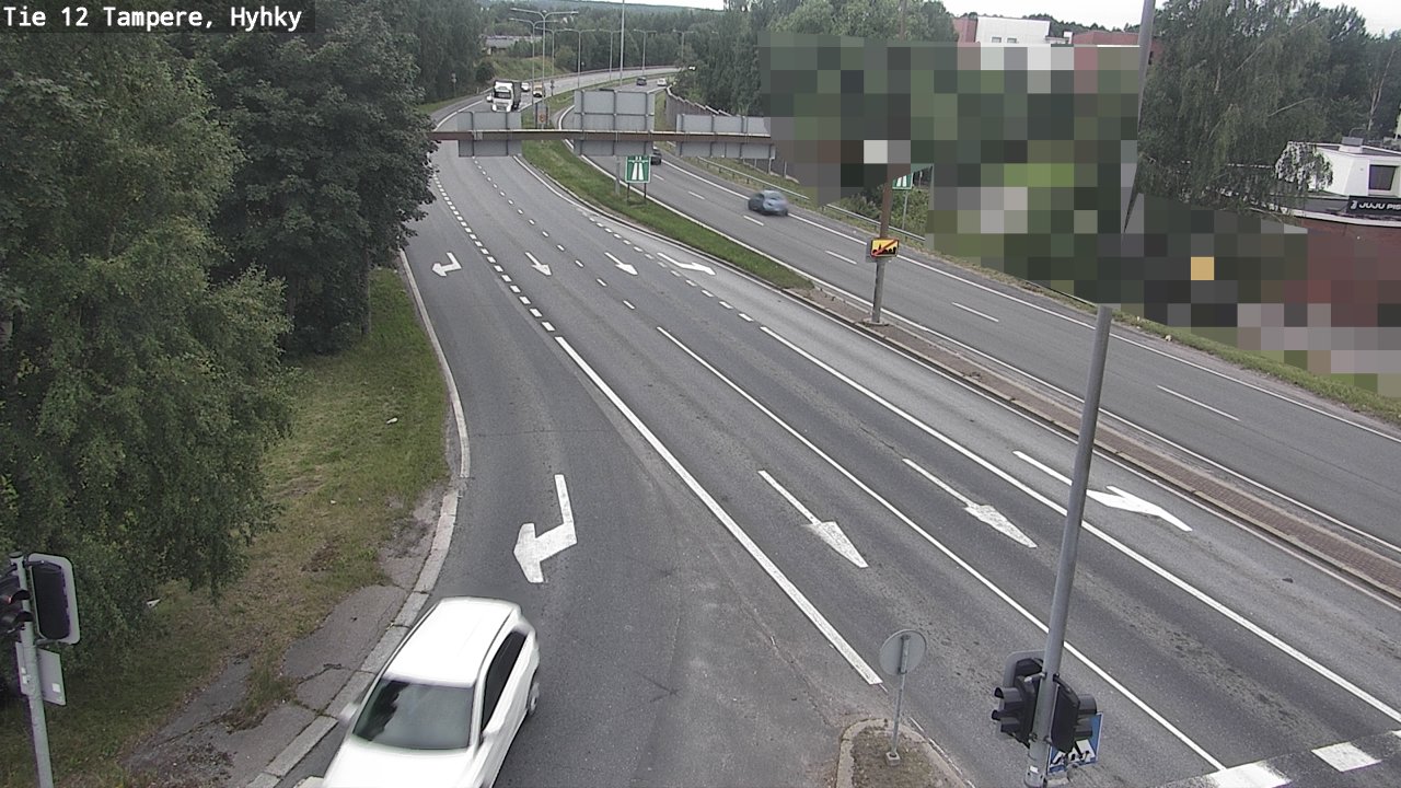 Weather Camera Image Väg 12 Tammerfors, Hyhky, Tampere, Pirkanmaa