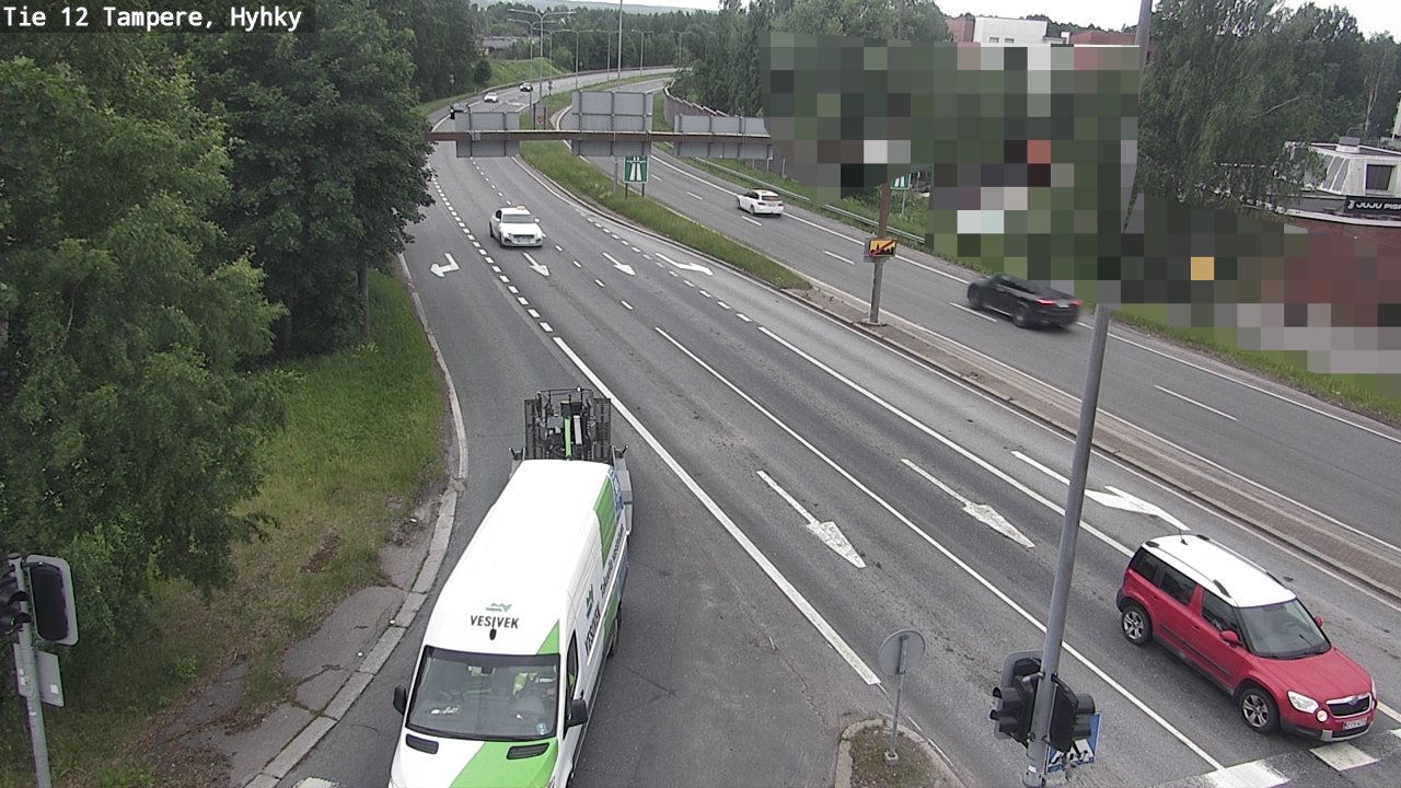 Weather Camera Image Road 12 Tampere, Hyhky, Tampere, Pirkanmaa