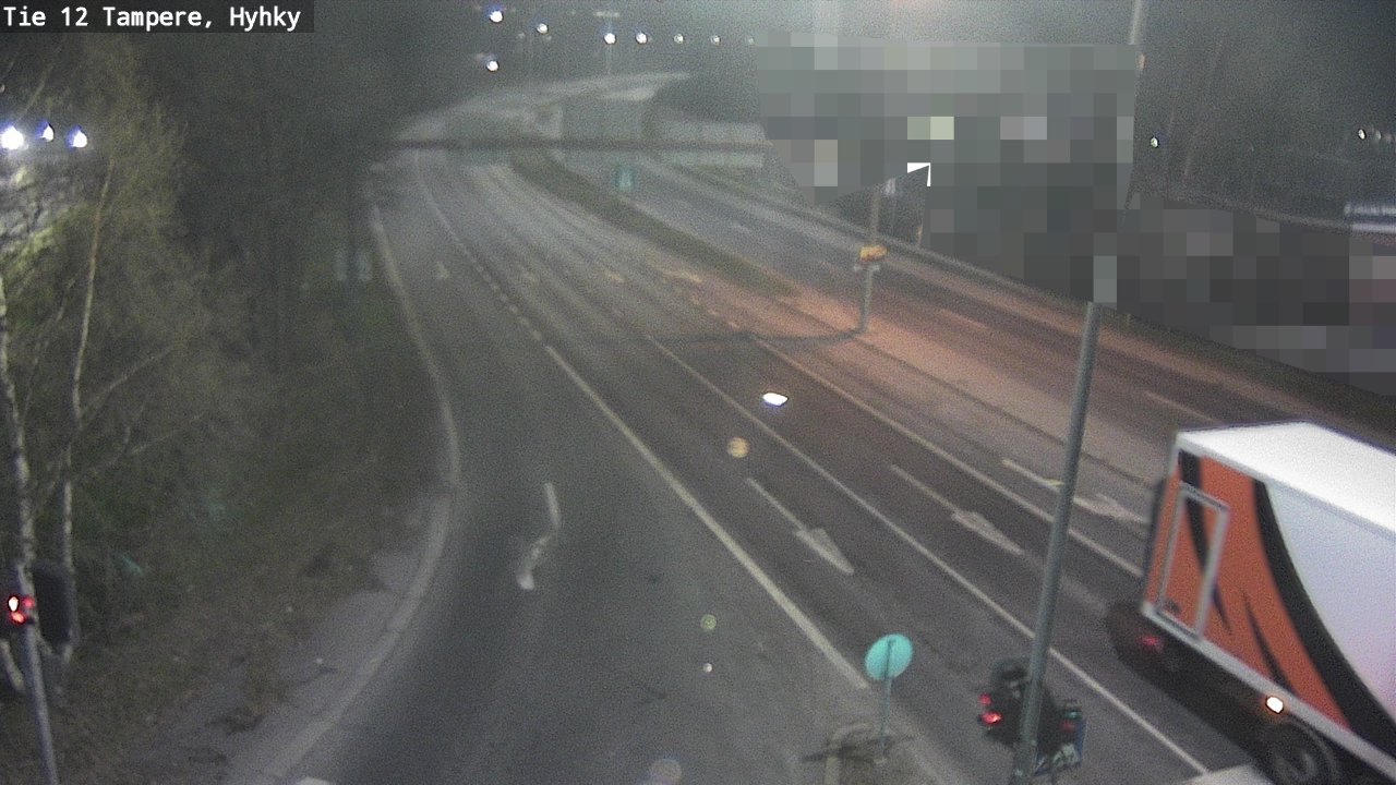 Weather Camera Image Road 12 Tampere, Hyhky, Tampere, Pirkanmaa