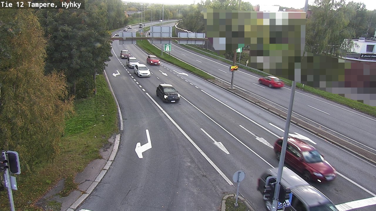 Weather Camera Image Road 12 Tampere, Hyhky, Tampere, Pirkanmaa