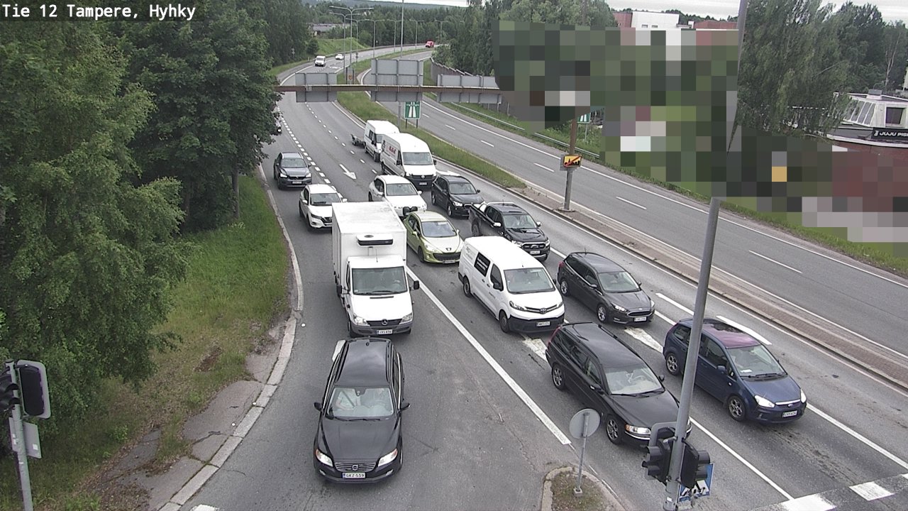 Weather Camera Image Road 12 Tampere, Hyhky, Tampere, Pirkanmaa