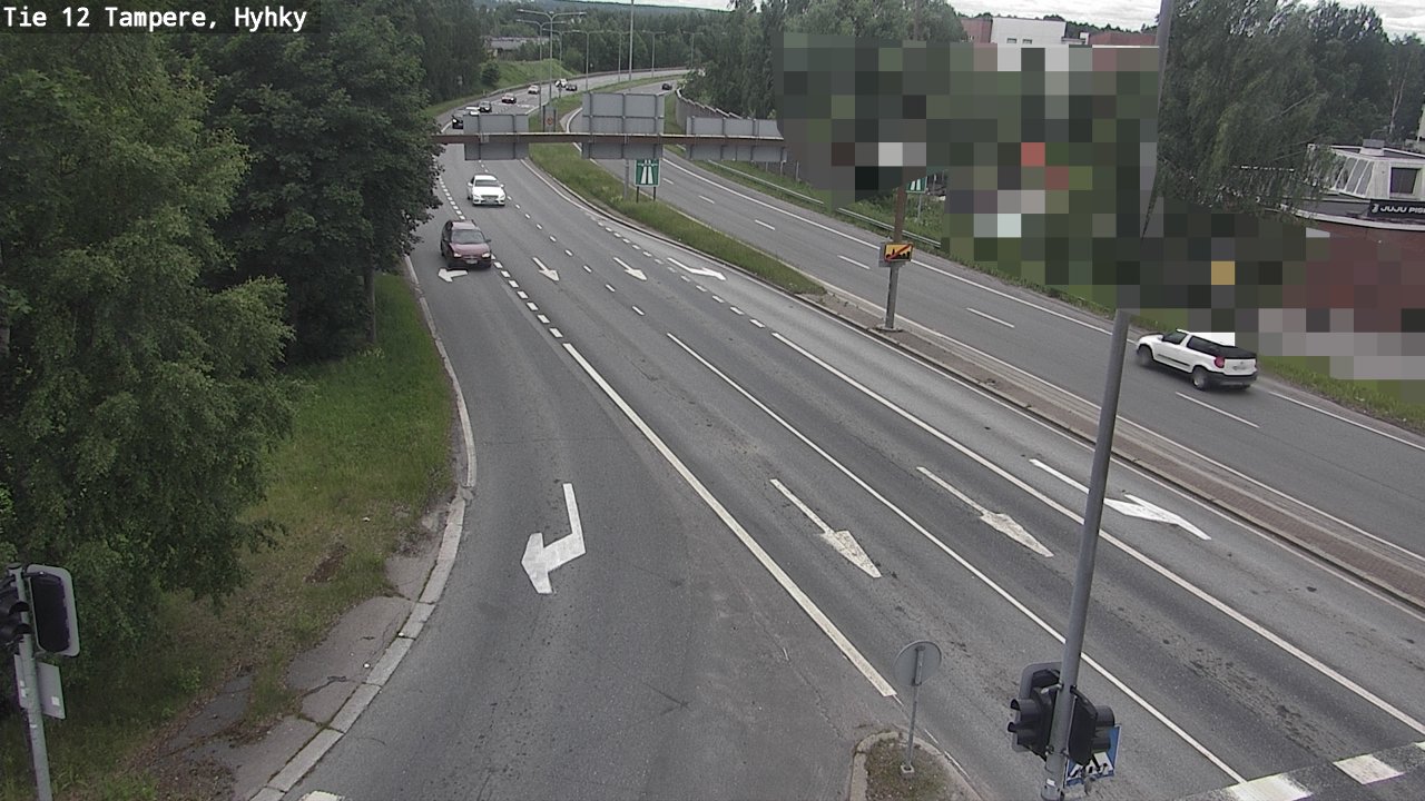 Weather Camera Image Road 12 Tampere, Hyhky, Tampere, Pirkanmaa