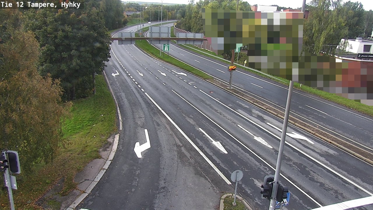 Weather Camera Image Road 12 Tampere, Hyhky, Tampere, Pirkanmaa