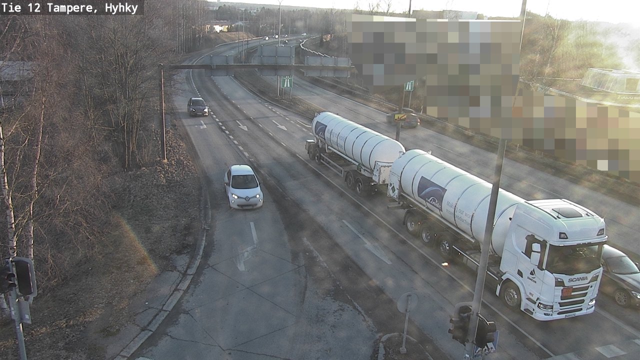 Weather Camera Image Road 12 Tampere, Hyhky, Tampere, Pirkanmaa