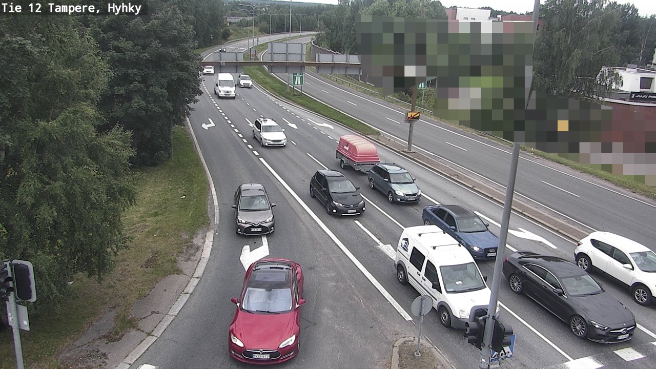Weather Camera Image Väg 12 Tammerfors, Hyhky, Tampere, Pirkanmaa