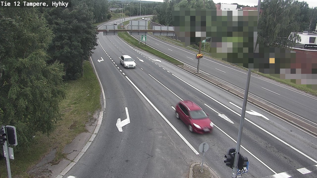 Weather Camera Image Väg 12 Tammerfors, Hyhky, Tampere, Pirkanmaa
