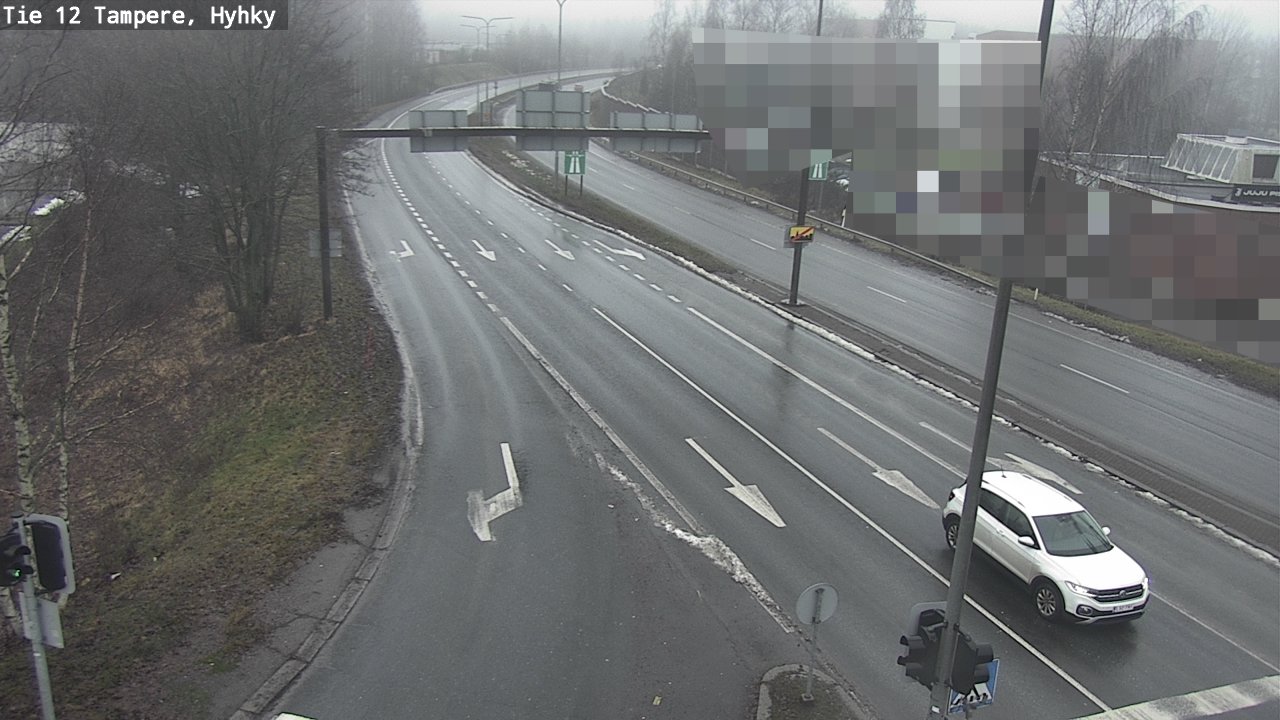 Weather Camera Image Väg 12 Tammerfors, Hyhky, Tampere, Pirkanmaa