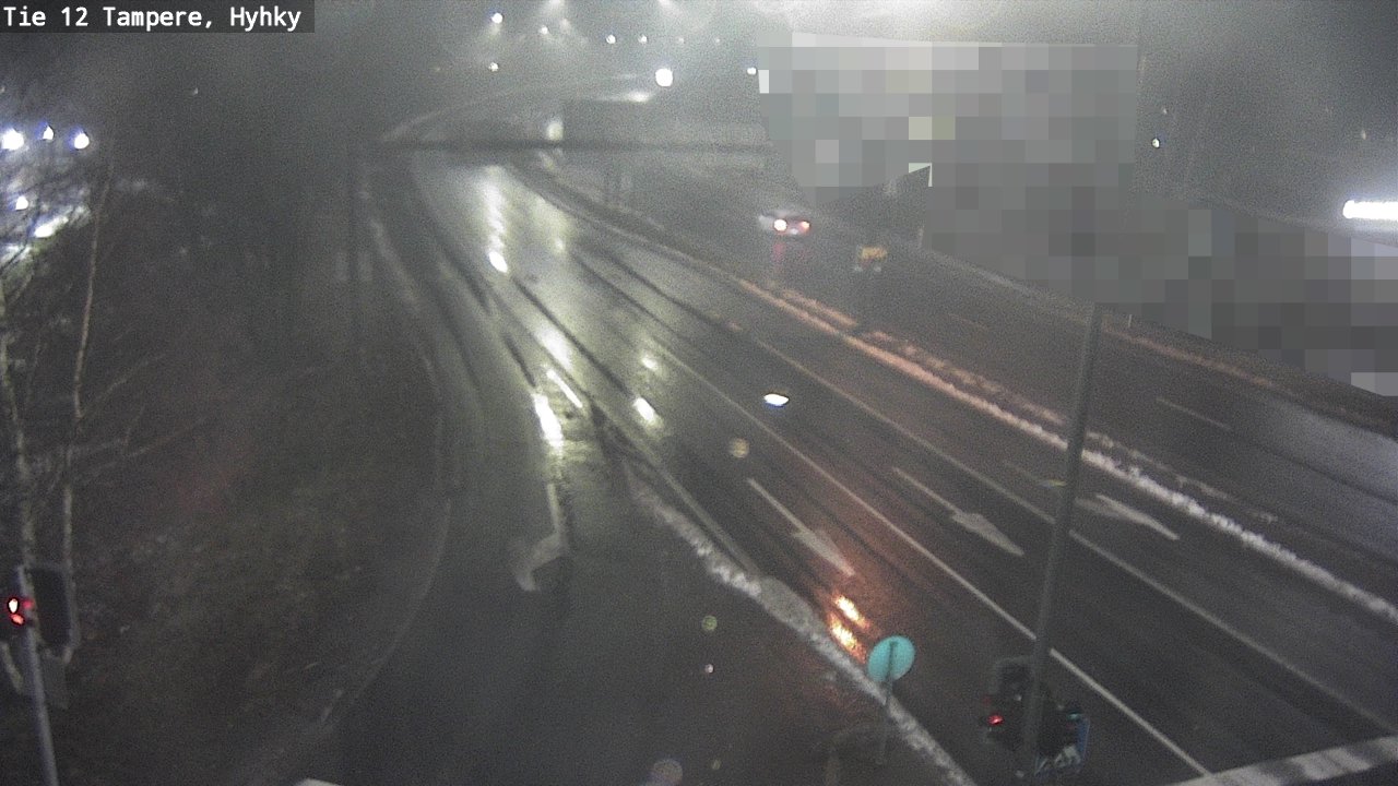 Weather Camera Image Väg 12 Tammerfors, Hyhky, Tampere, Pirkanmaa