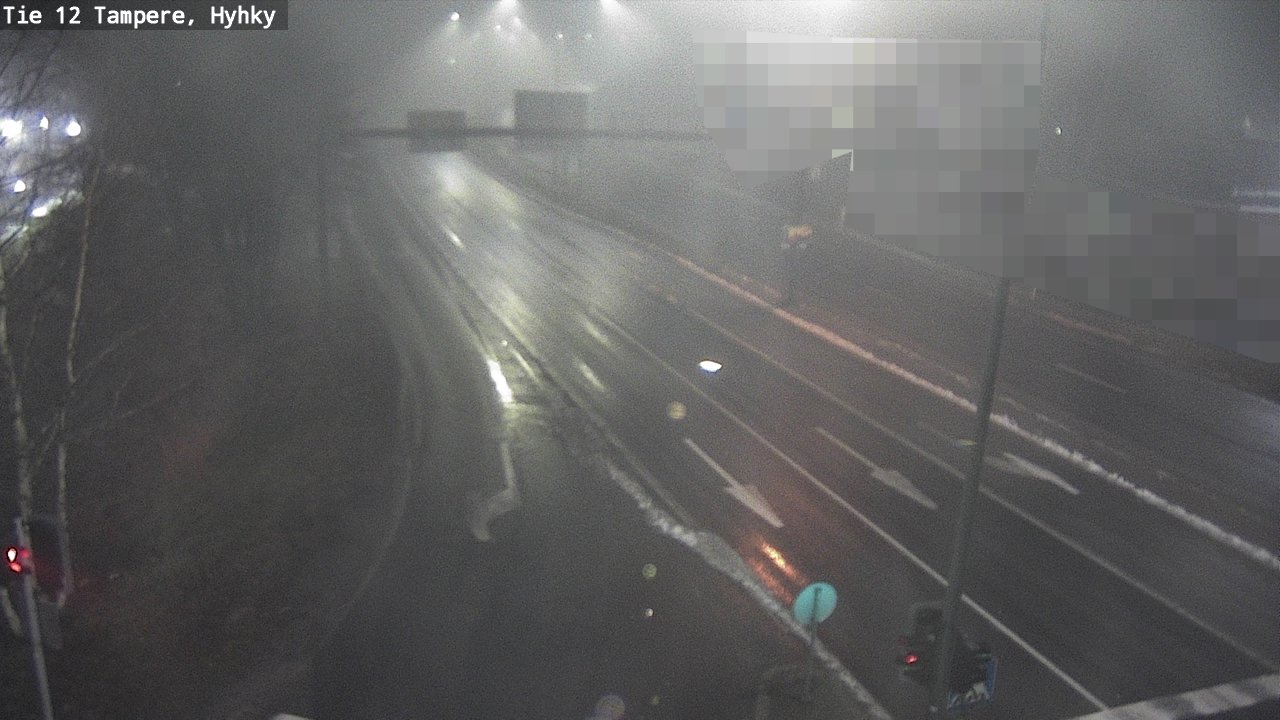Weather Camera Image Väg 12 Tammerfors, Hyhky, Tampere, Pirkanmaa