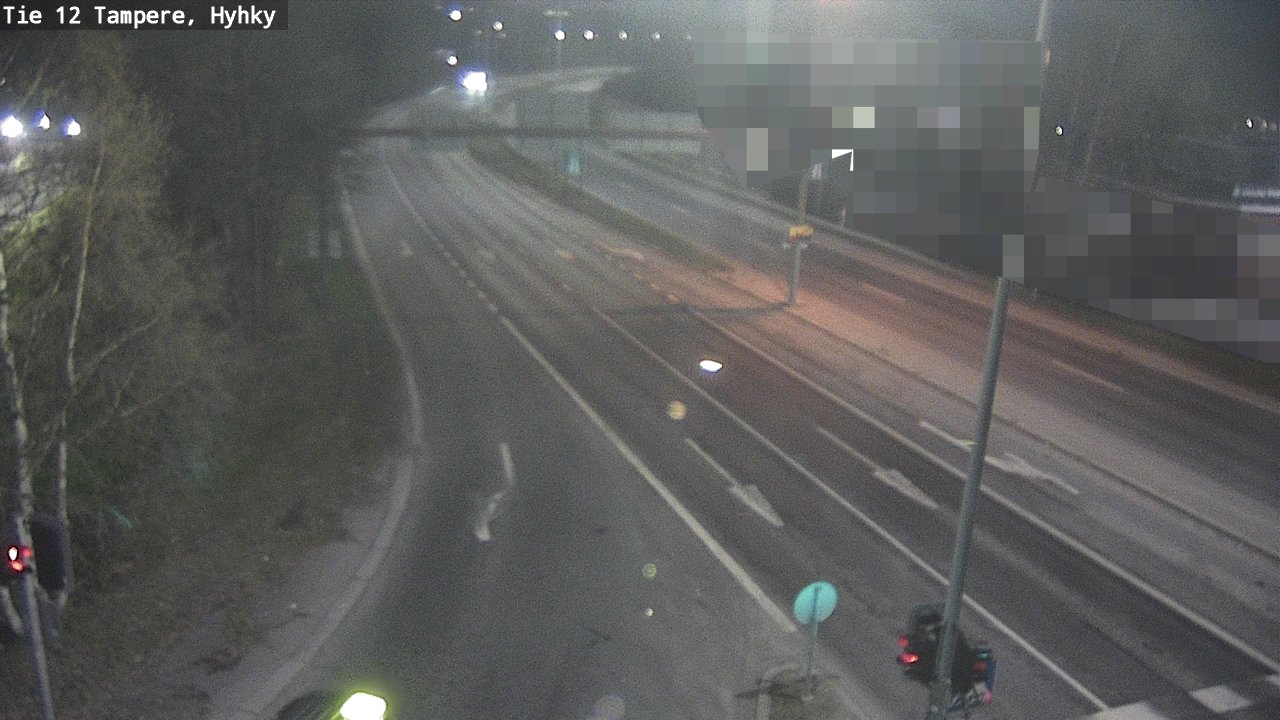 Weather Camera Image Road 12 Tampere, Hyhky, Tampere, Pirkanmaa