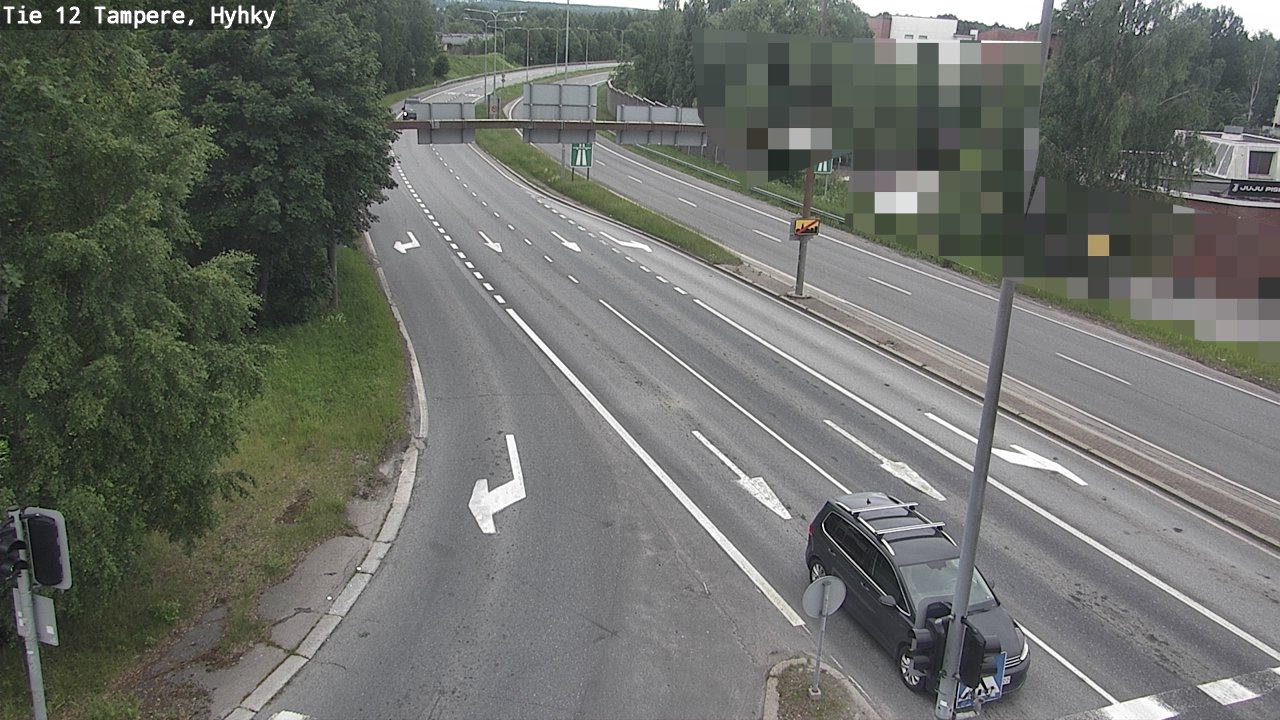 Weather Camera Image Road 12 Tampere, Hyhky, Tampere, Pirkanmaa