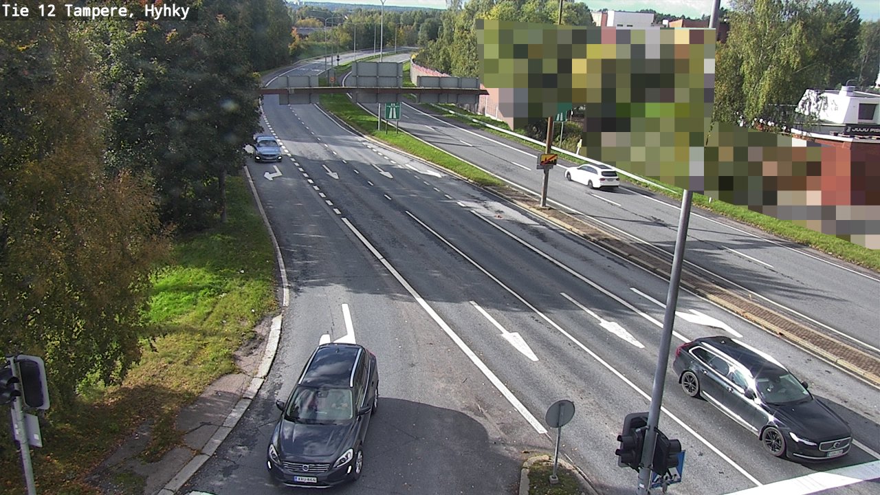 Weather Camera Image Road 12 Tampere, Hyhky, Tampere, Pirkanmaa