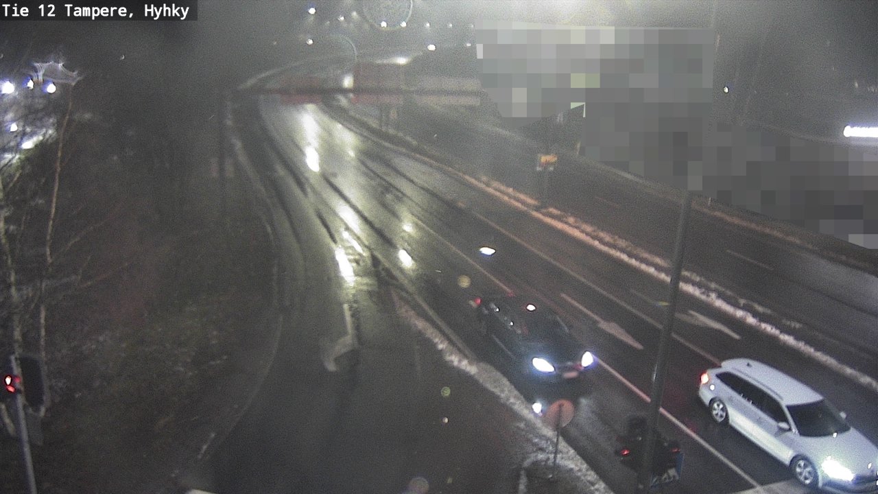 Weather Camera Image Väg 12 Tammerfors, Hyhky, Tampere, Pirkanmaa