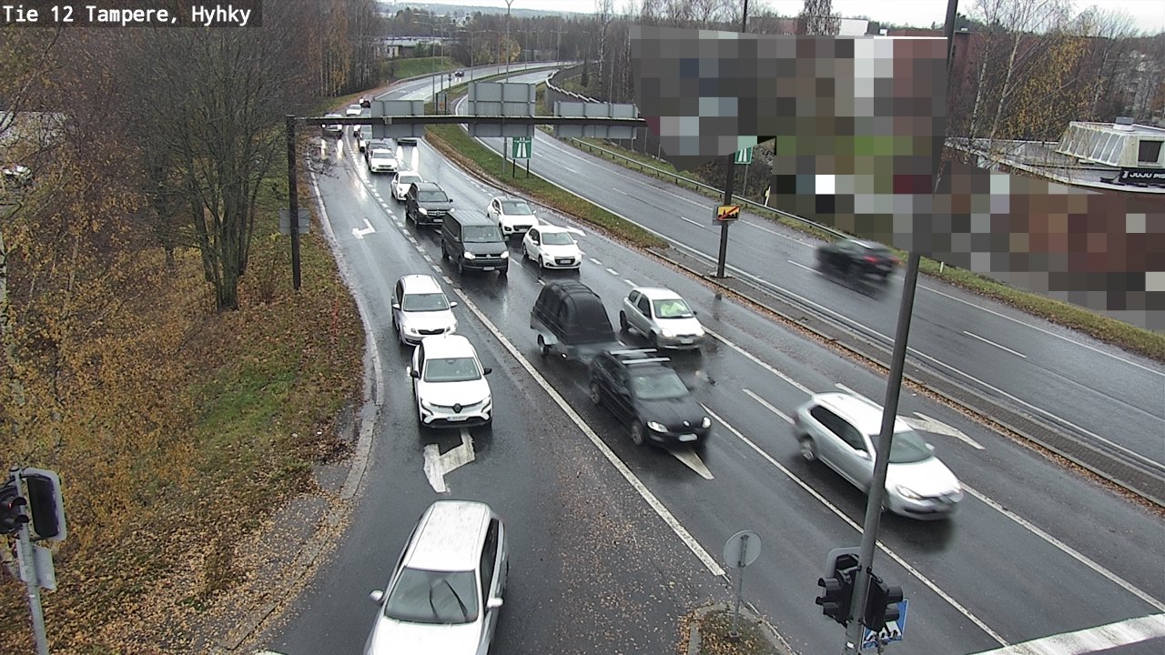 Weather Camera Image Väg 12 Tammerfors, Hyhky, Tampere, Pirkanmaa