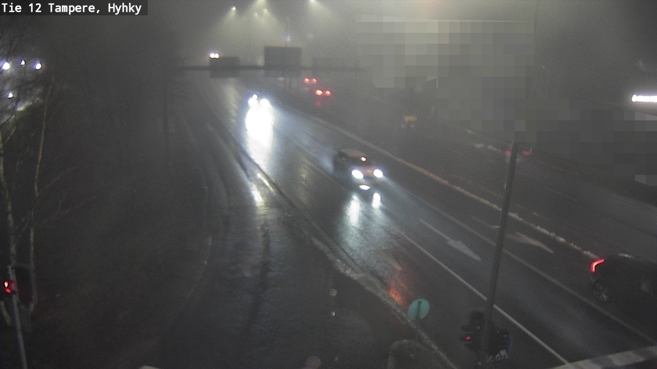Weather Camera Image Väg 12 Tammerfors, Hyhky, Tampere, Pirkanmaa