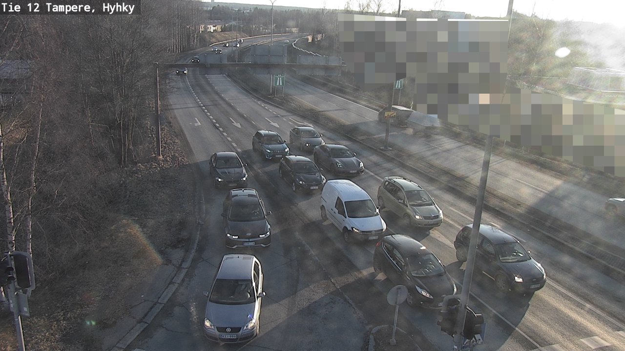 Weather Camera Image Road 12 Tampere, Hyhky, Tampere, Pirkanmaa