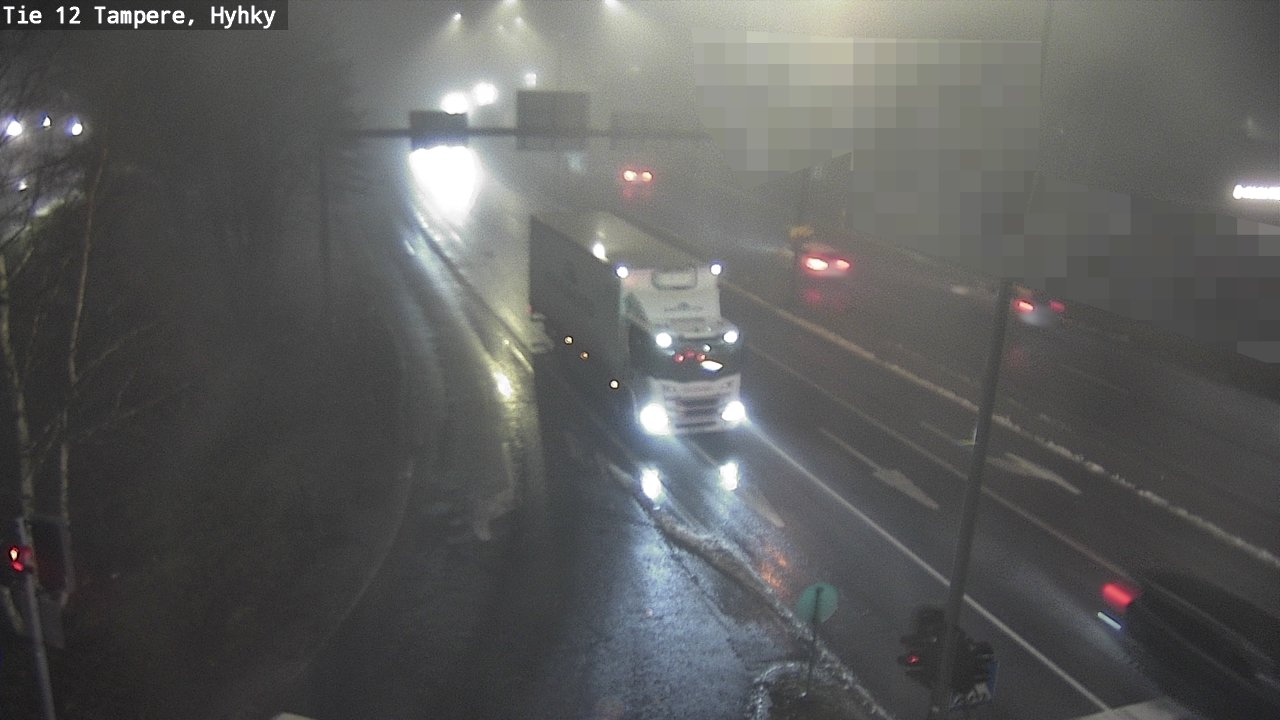 Weather Camera Image Väg 12 Tammerfors, Hyhky, Tampere, Pirkanmaa