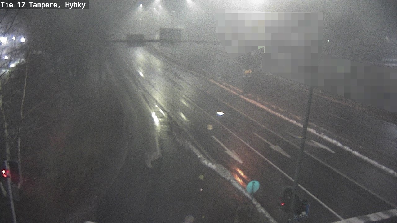 Weather Camera Image Väg 12 Tammerfors, Hyhky, Tampere, Pirkanmaa