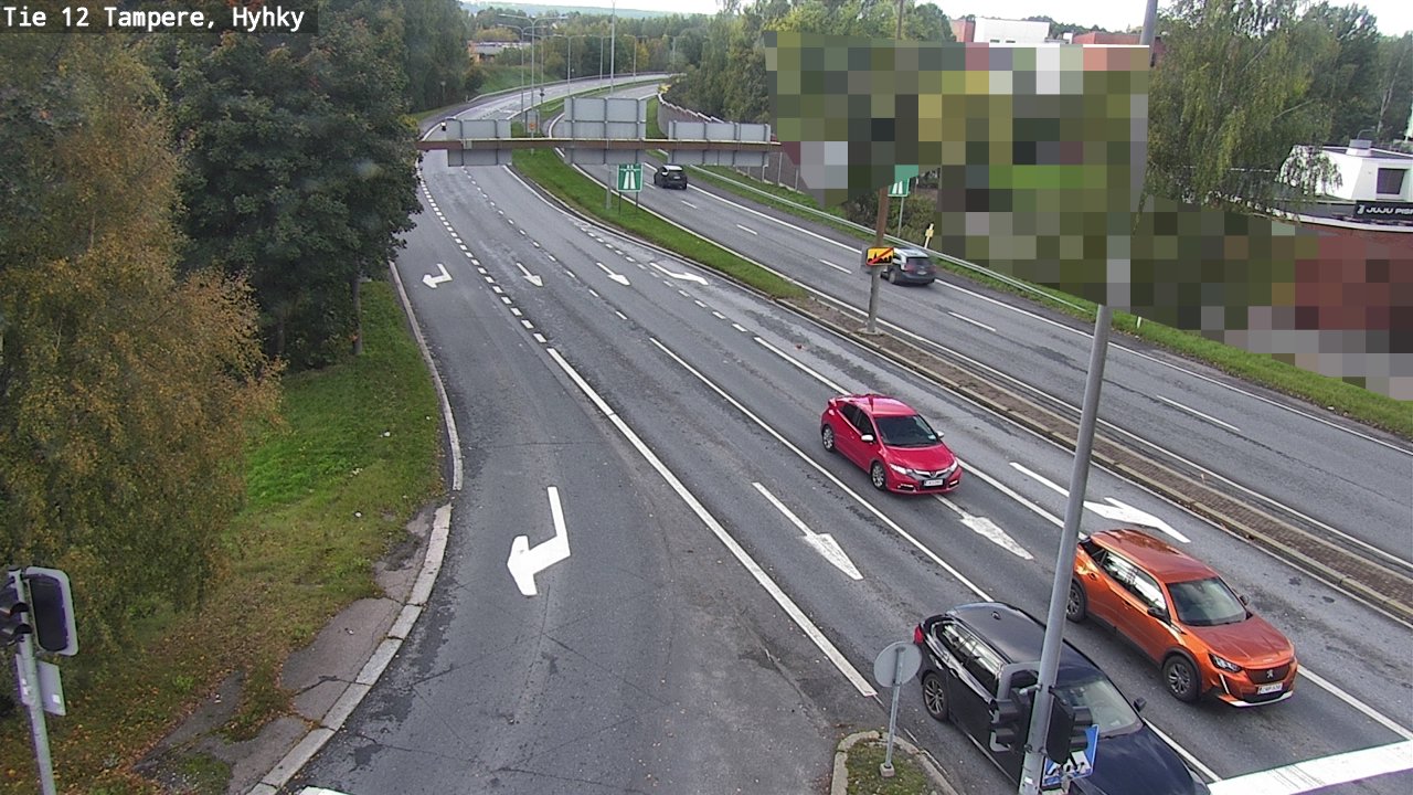 Weather Camera Image Road 12 Tampere, Hyhky, Tampere, Pirkanmaa