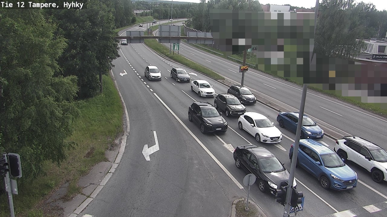 Weather Camera Image Väg 12 Tammerfors, Hyhky, Tampere, Pirkanmaa