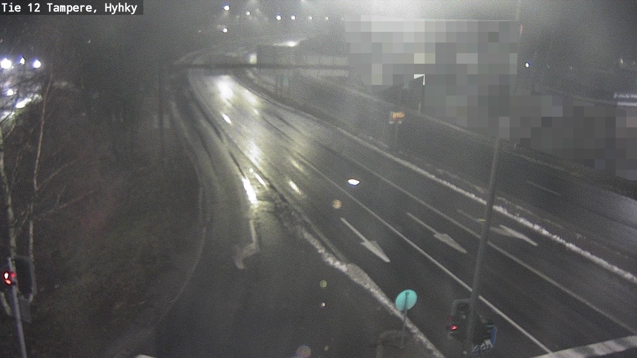 Weather Camera Image Väg 12 Tammerfors, Hyhky, Tampere, Pirkanmaa